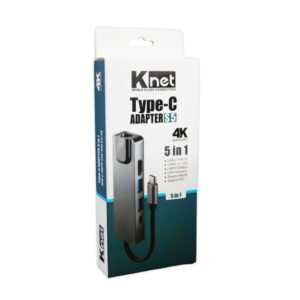 هاب Type C کی نت Knet Type-C Adapter (S5)